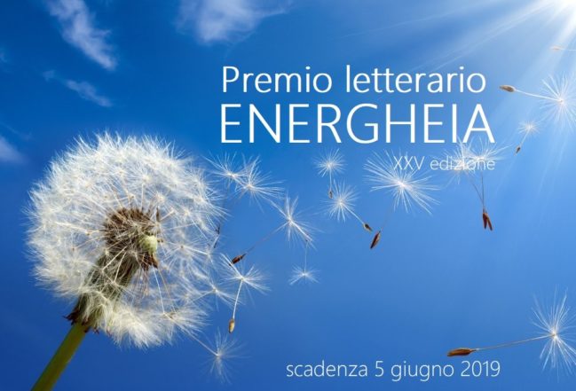 Bandita la venticinquesima edizione del Premio letterario Energheia.