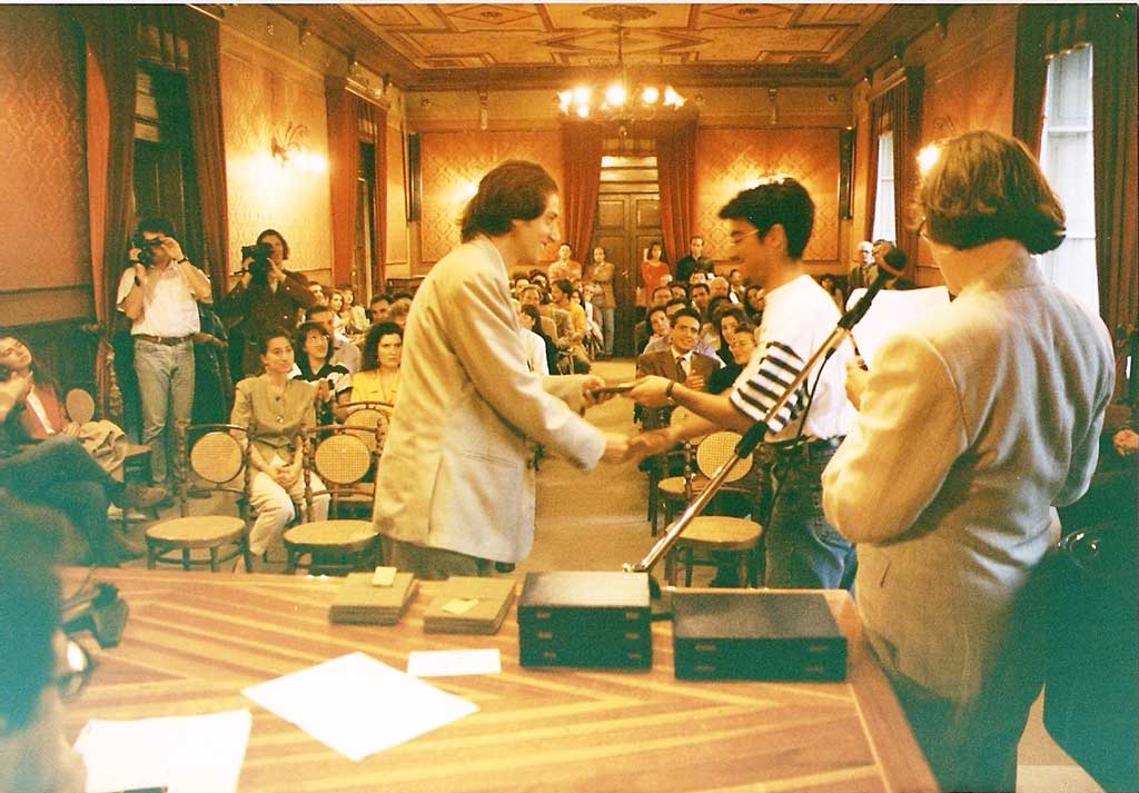 I vincitori e i finalisti del Premio letterario Energheia 1992_prima edizione
