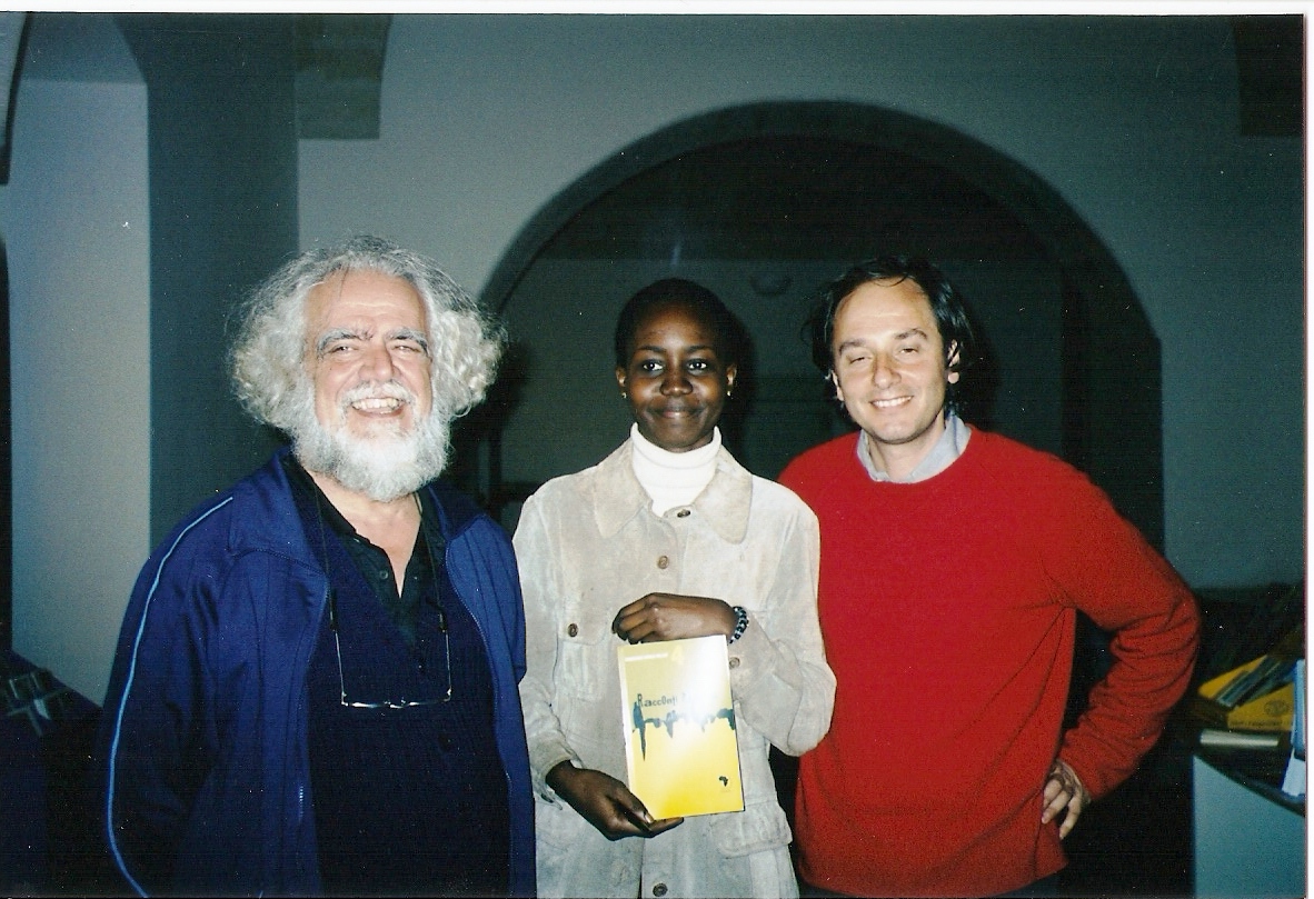 Padre Kizito a Matera in occasione della IV edizione del Premio Africa Teller_2004