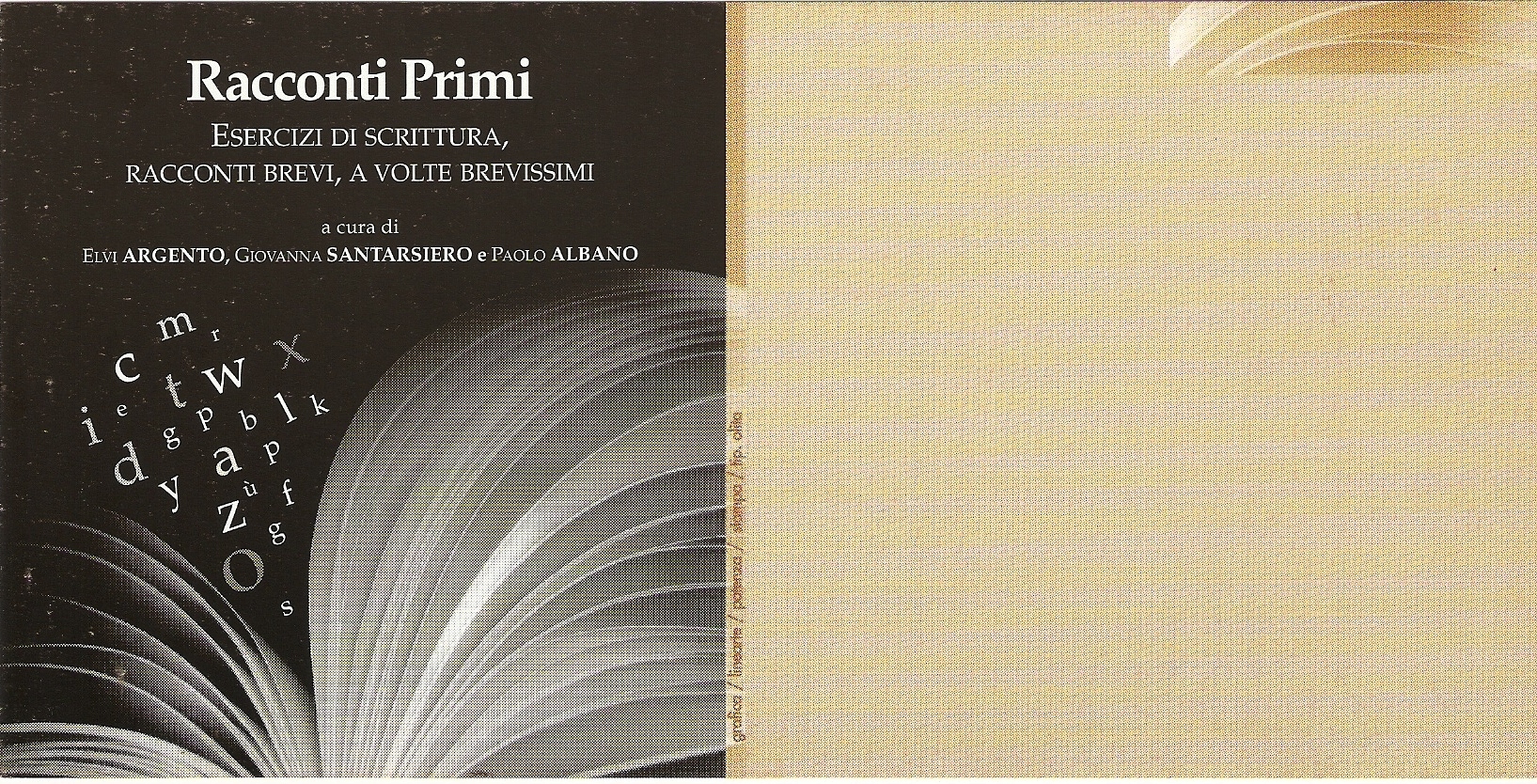 L’invito della presentazione antologia “Racconti primi”