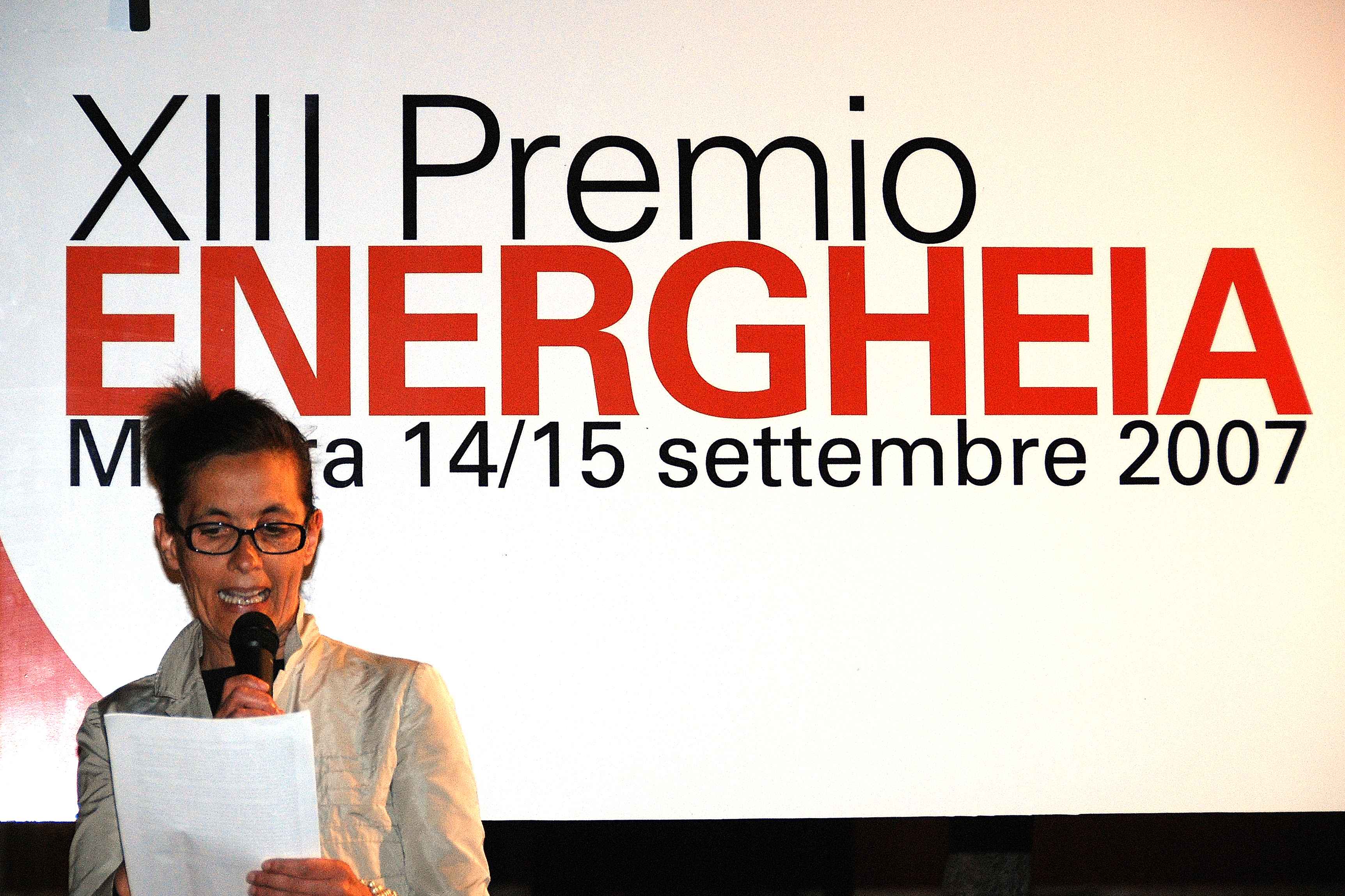 I vincitori del Premio Energheia 2007