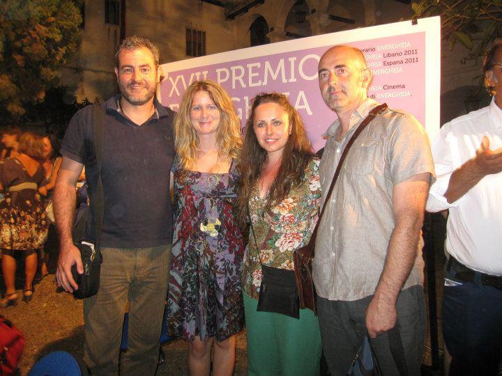 L’arrivo degli scrittori spagnoli al Premio Energheia 2011