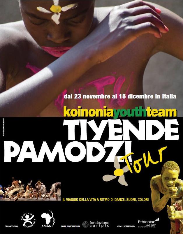 Tiyende Pamodzi_tour. Il viaggio della vita a ritmo di danze, suoni e colori – Matera 10 dicembre 2013 – ITCG “A. Olivetti”.