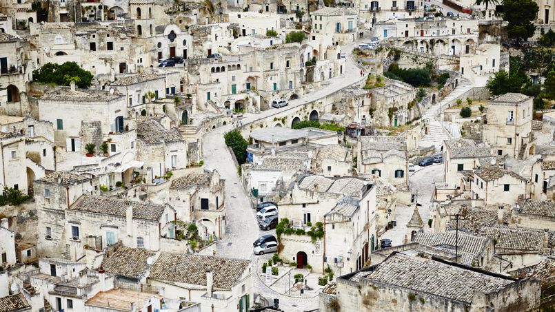 View of Matera, Basilicata, Italy
