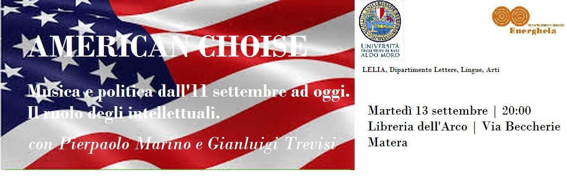 Premio Energheia 2016 | American choise | Martedì 13 settembre, ore 20:00