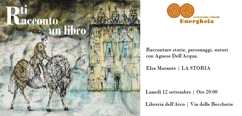 Premio Energheia 2016 | Ti racconto un libro | Lunedì 12 settembre, ore 20:00.