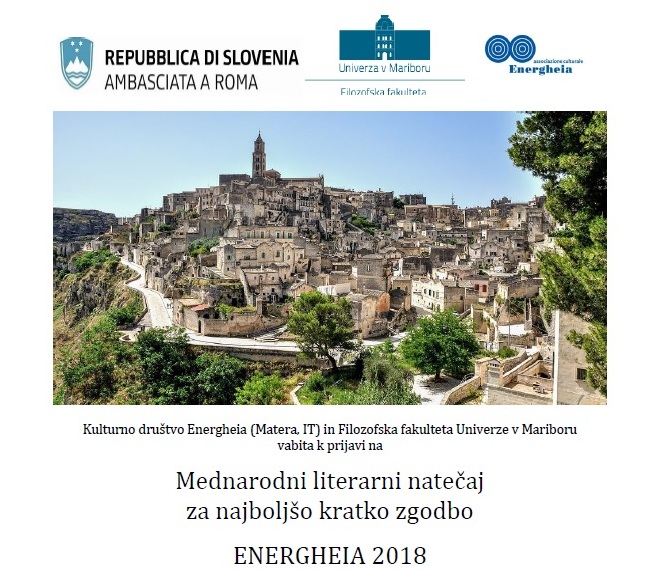 Energheia Slovenia Prize 2018