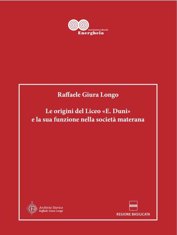 Raffaele Giura Longo, Le origini del Liceo E. Duni – azw3