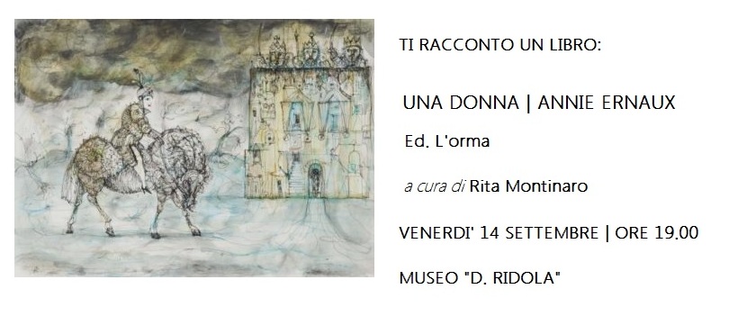 Ti racconto un libro – venerdì 14 settembre – Museo Ridola, Matera