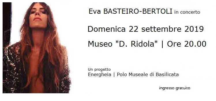 Eva Basteiro-Bertoli in concerto. Domenica 22 settembre
