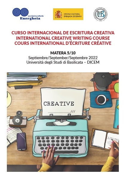 Dal 5 al 10 settembre 2022 un “Corso Internazionale di Scrittura Creativa” promosso dall’associazione Energheia