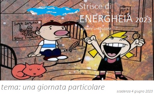 Strisce di Energheia, vignette umoristiche. Il bando 2023