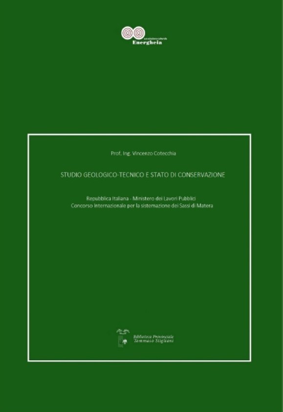 Vincenzo Cotecchia, Studio geologico-tecnico e stato di conservazione pdf