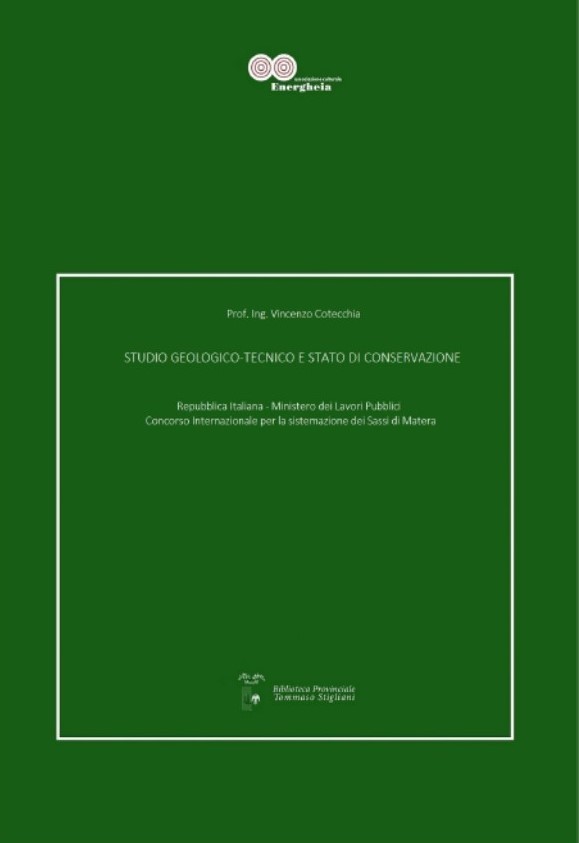 Vincenzo Cotecchia, Studio geologico-tecnico e stato di conservazione_1977