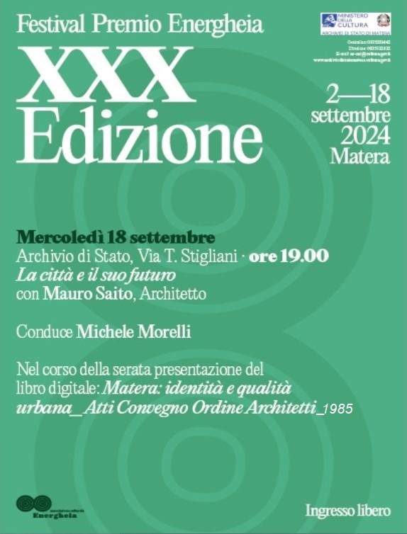 Premio Energheia 2024 – Mercoledì 18 Settembre