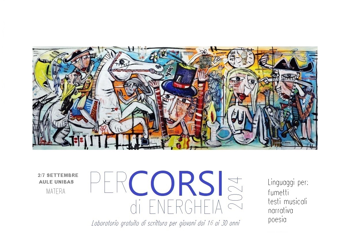 PerCorsi di Energheia 2024. Laboratorio di scrittura gratuito per esordienti dal 2 al 7 settembre. Aperte le iscrizioni.
